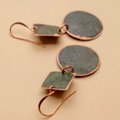 Novi Jewelry The Dormer Earrings - Handcrafted Upcycled Copper Jewelry 11 Novi Jewelry The Dormer Earrings - Handcrafted Upcycled Copper Jewelry -Laurel Mercantile Store The Dormer Earrings 00007