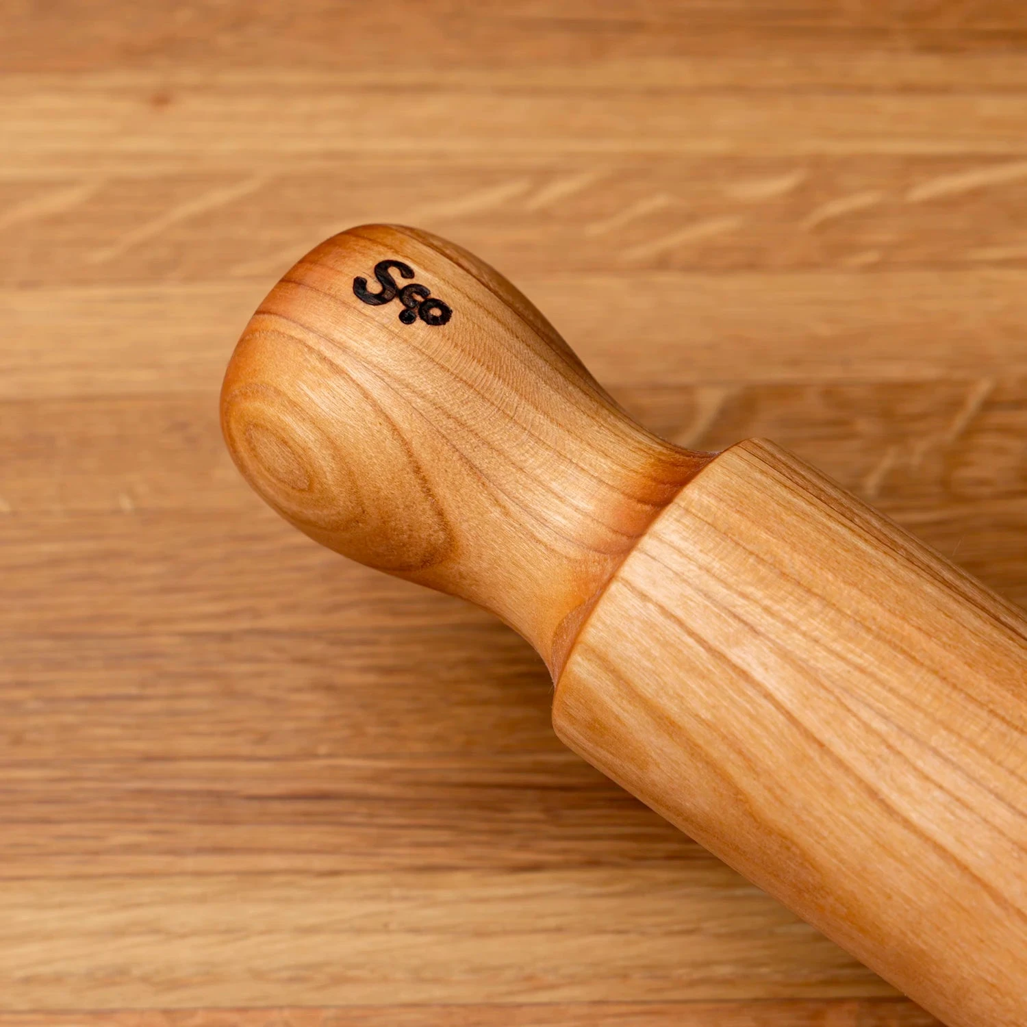 Mini Traditional Wooden Rolling Pin with Handles 7 Mini Traditional Wooden Rolling Pin with Handles - Image 5