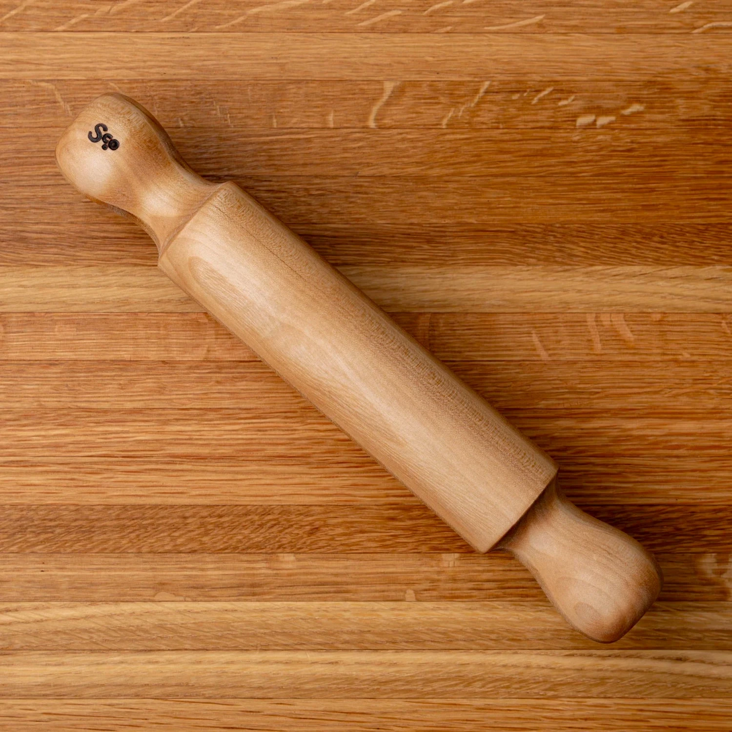 Mini Traditional Wooden Rolling Pin with Handles 9 Mini Traditional Wooden Rolling Pin with Handles - Image 7