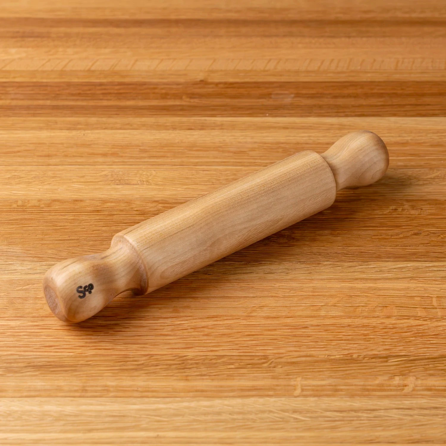 Mini Traditional Wooden Rolling Pin with Handles 8 Mini Traditional Wooden Rolling Pin with Handles - Image 6