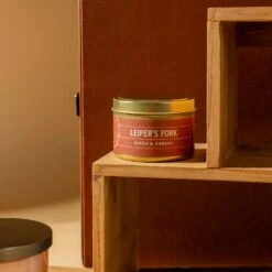 Laurel Mercantile Leiper's Fork Travel Candle - Birch + Embers