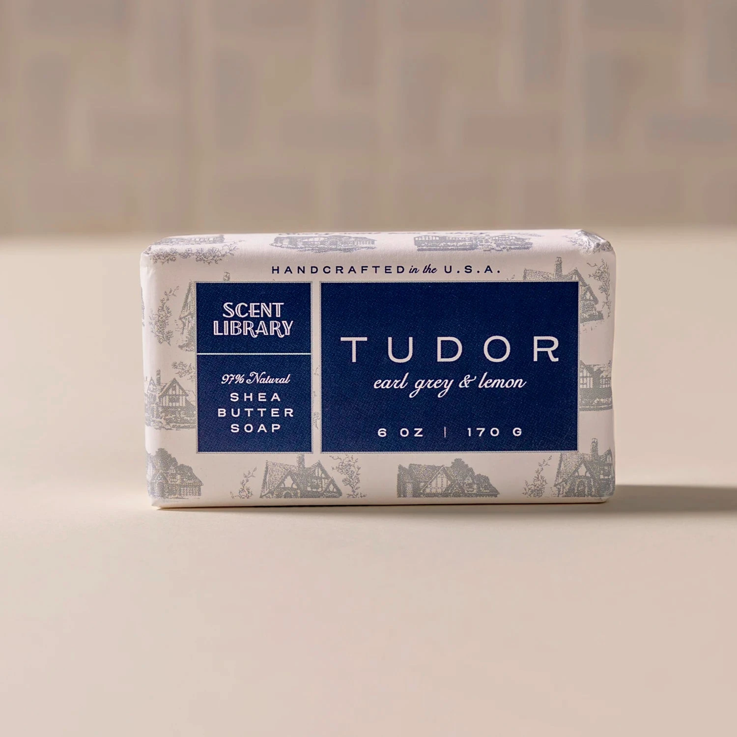 Tudor Bar Soap - Earl Grey + Lemon Architecture Collection 3 Tudor Bar Soap - Earl Grey + Lemon Architecture Collection