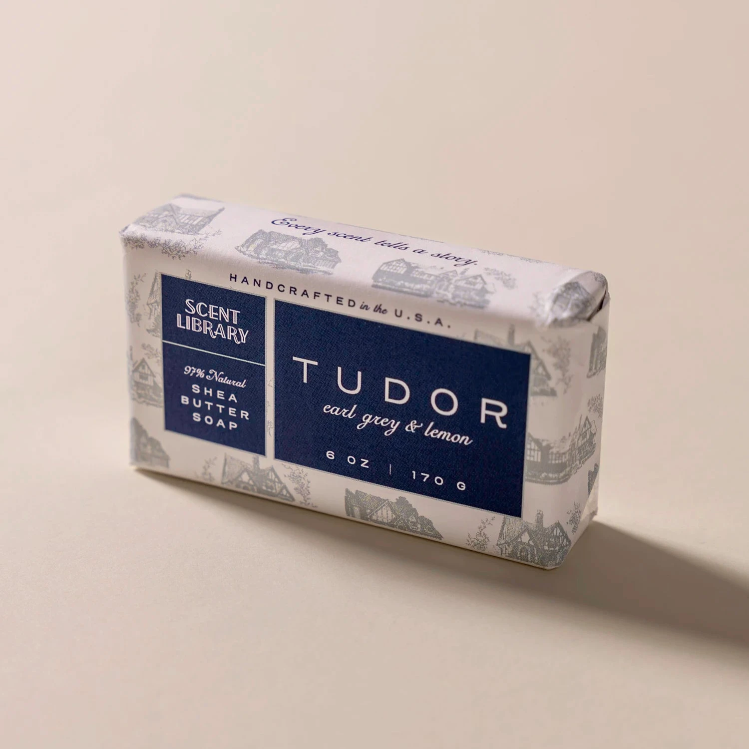 Tudor Bar Soap - Earl Grey + Lemon Architecture Collection 5 Tudor Bar Soap - Earl Grey + Lemon Architecture Collection - Image 3