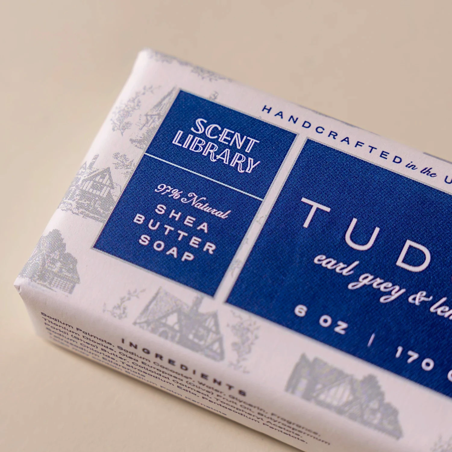 Tudor Bar Soap - Earl Grey + Lemon Architecture Collection 8 Tudor Bar Soap - Earl Grey + Lemon Architecture Collection - Image 6