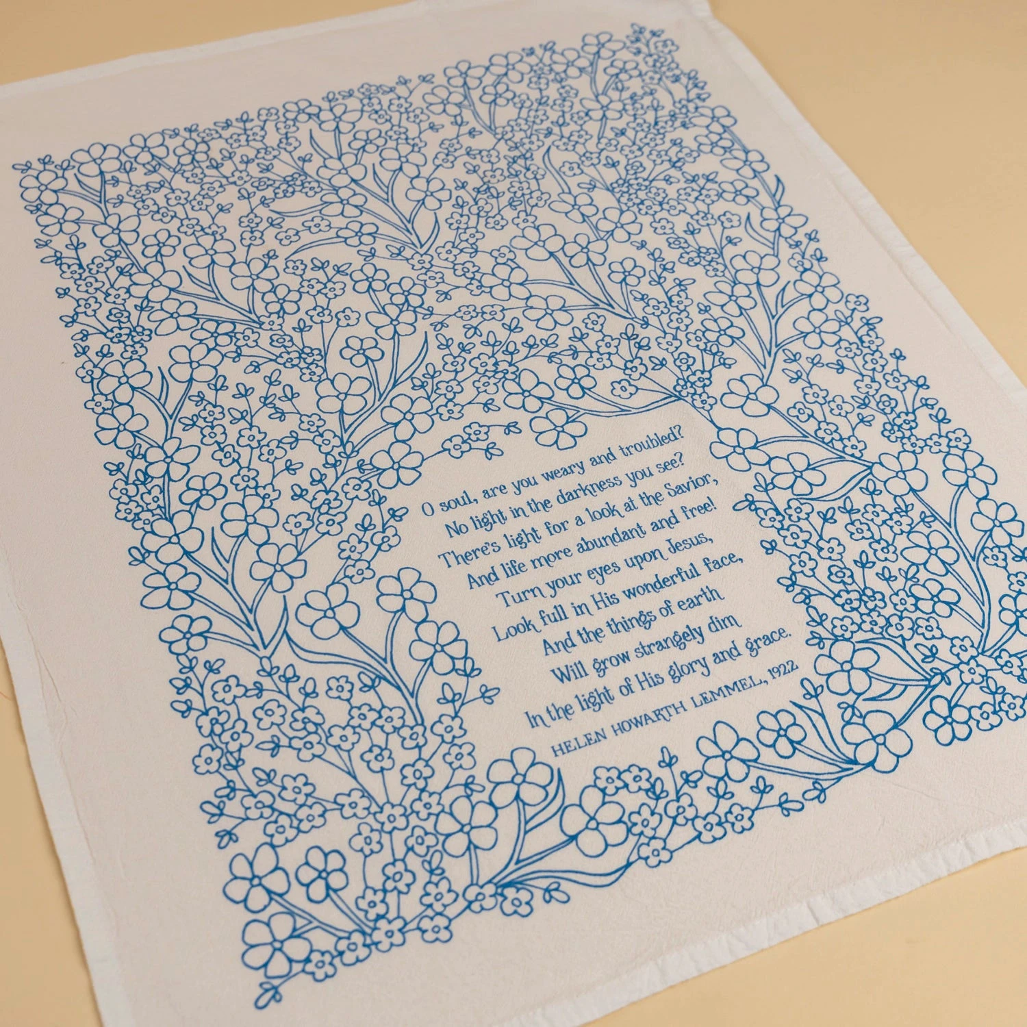 Turn Your Eyes Upon Jesus Hymn Tea Towel 6 Turn Your Eyes Upon Jesus Hymn Tea Towel - Image 4