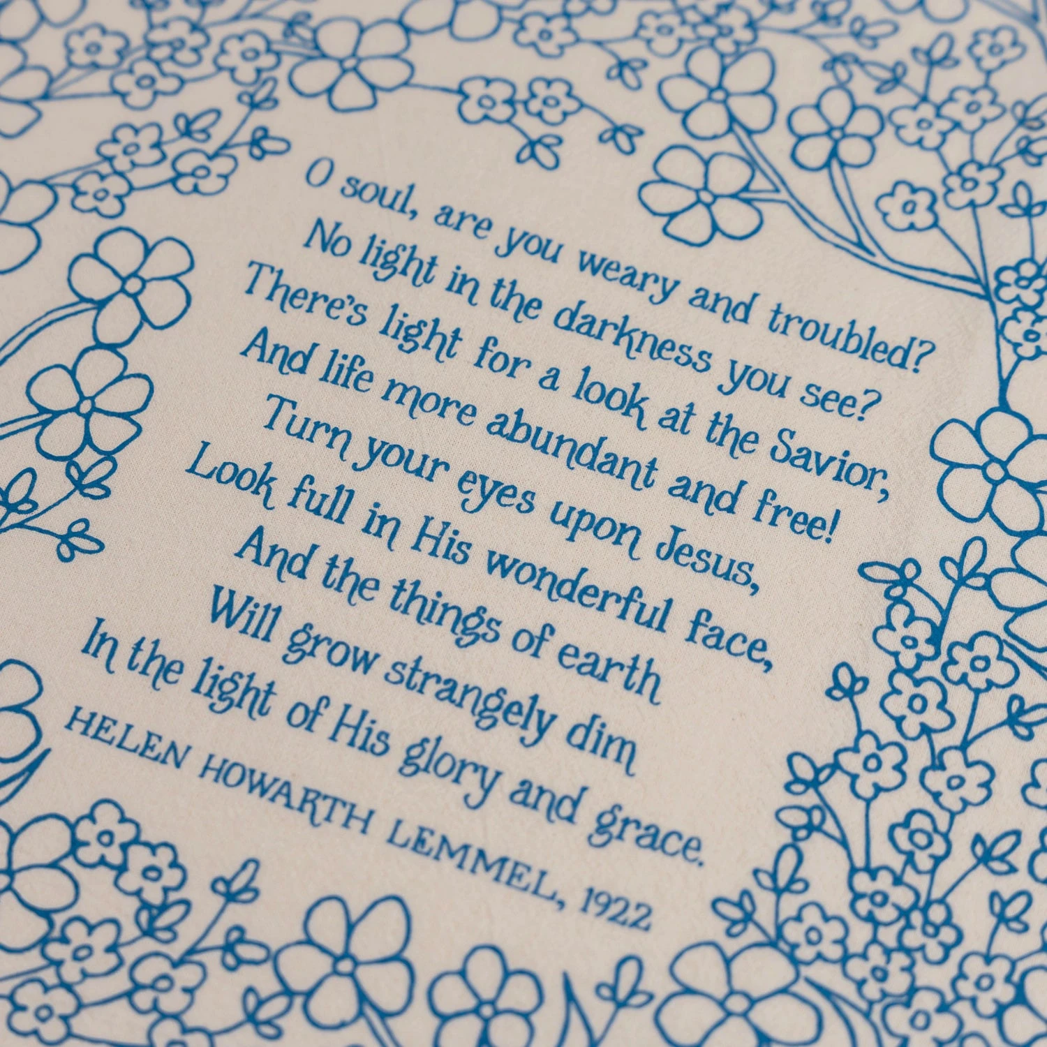 Turn Your Eyes Upon Jesus Hymn Tea Towel 5 Turn Your Eyes Upon Jesus Hymn Tea Towel - Image 3