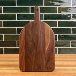 Scotsman Walnut Arched Cheese Board -Laurel Mercantile Store Walnut Arched Cheese Board Large 00007