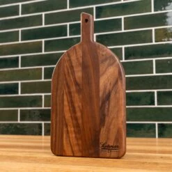Scotsman Walnut Arched Cheese Board -Laurel Mercantile Store Walnut Arched Cheese Board Medium 00007