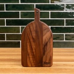 Scotsman Walnut Arched Cheese Board -Laurel Mercantile Store Walnut Arched Cheese Board Medium 00009