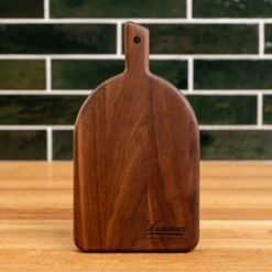 Scotsman Walnut Arched Cheese Board -Laurel Mercantile Store Walnut Arched Cheese Board Small 00006