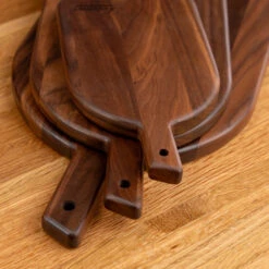 Scotsman Walnut Arched Cheese Board -Laurel Mercantile Store Walnut Arched Cheese Boards 00004