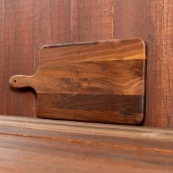 Handcrafted Walnut Bread Board - American Hardwood Serving Platter 22 Handcrafted Walnut Bread Board - American Hardwood Serving Platter -Laurel Mercantile Store Walnut Bread Board Small 00008