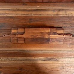 Handcrafted Walnut Bread Board - American Hardwood Serving Platter 20 Handcrafted Walnut Bread Board - American Hardwood Serving Platter -Laurel Mercantile Store Walnut Bread Boards 00001