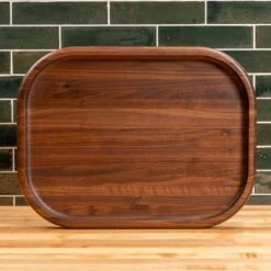 Scotsman Walnut Carving Block - Premium American Hardwood Serving Tray 17 Scotsman Walnut Carving Block - Premium American Hardwood Serving Tray -Laurel Mercantile Store Walnut Carving Block 00021