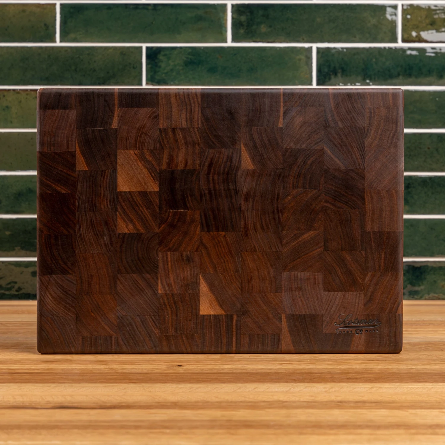 Scotsman Walnut End Grain Rectangle Butcher Block 10 Scotsman Walnut End Grain Rectangle Butcher Block - Image 8