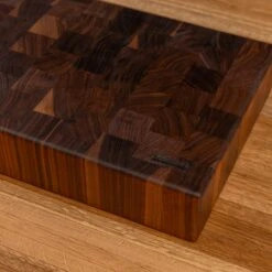 Scotsman Walnut End Grain Rectangle Butcher Block 24 Scotsman Walnut End Grain Rectangle Butcher Block -Laurel Mercantile Store Walnut End Grain Rectangle Butcher Block medium 00008