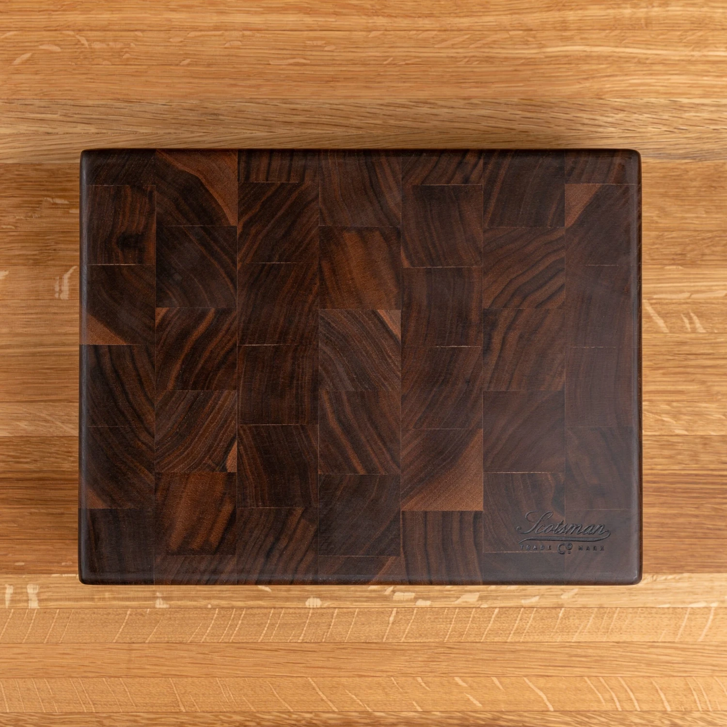 Scotsman Walnut End Grain Rectangle Butcher Block 9 Scotsman Walnut End Grain Rectangle Butcher Block - Image 7