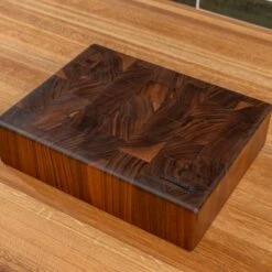 Scotsman Walnut End Grain Rectangle Butcher Block 20 Scotsman Walnut End Grain Rectangle Butcher Block -Laurel Mercantile Store Walnut End Grain Rectangle Butcher Block small 00005