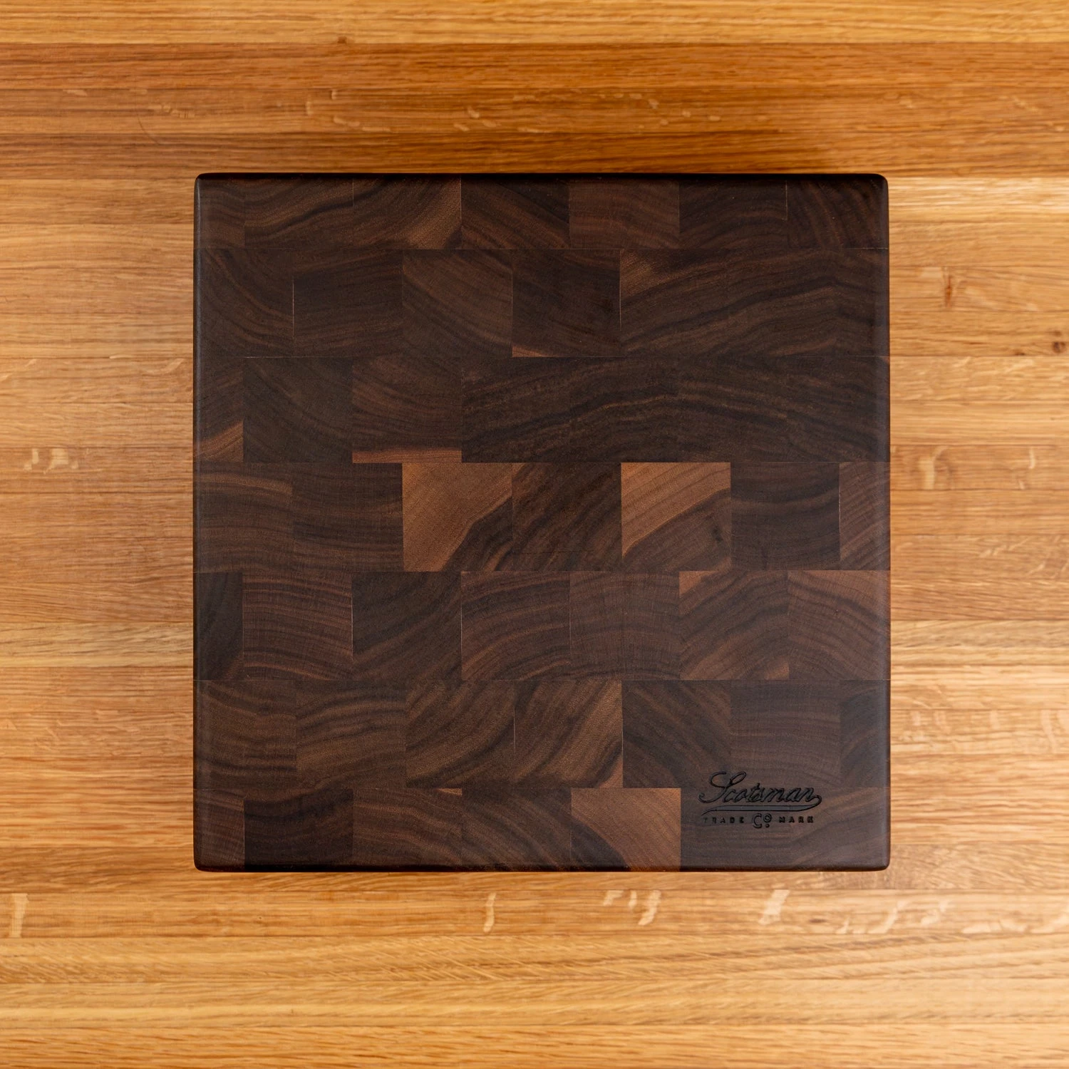 Walnut End Grain Square Butcher Block 9 Walnut End Grain Square Butcher Block - Image 7