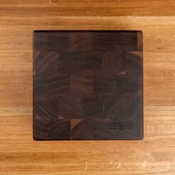 Walnut End Grain Square Butcher Block 17 Walnut End Grain Square Butcher Block -Laurel Mercantile Store Walnut End Grain Square Butcher Block small 00001