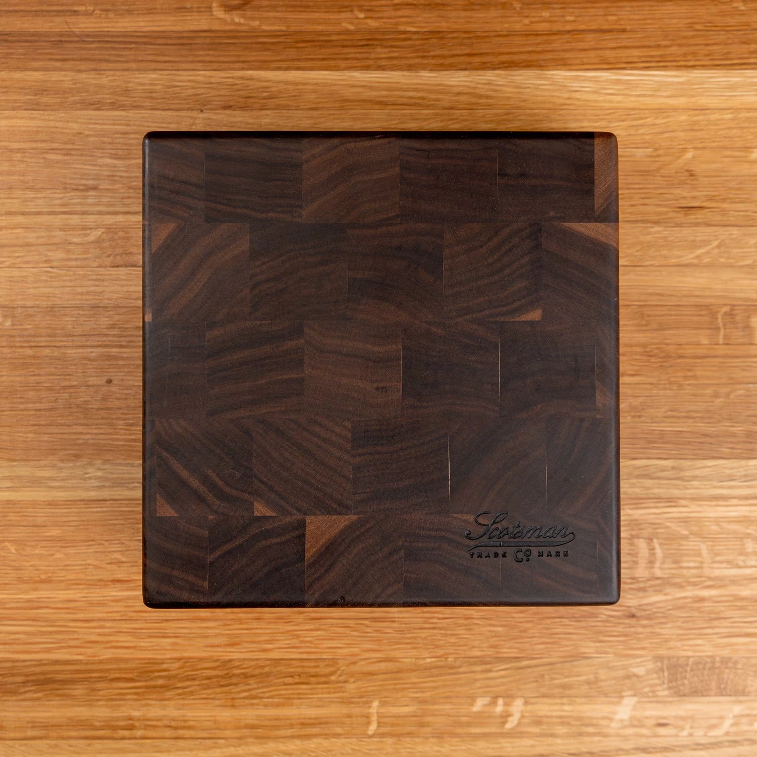 Walnut End Grain Square Butcher Block 6 Walnut End Grain Square Butcher Block - Image 4