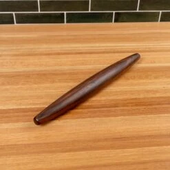 Professional Handcrafted French Tapered Rolling Pin - Solid Wood -Laurel Mercantile Store Walnut French Rolling Pins 00010