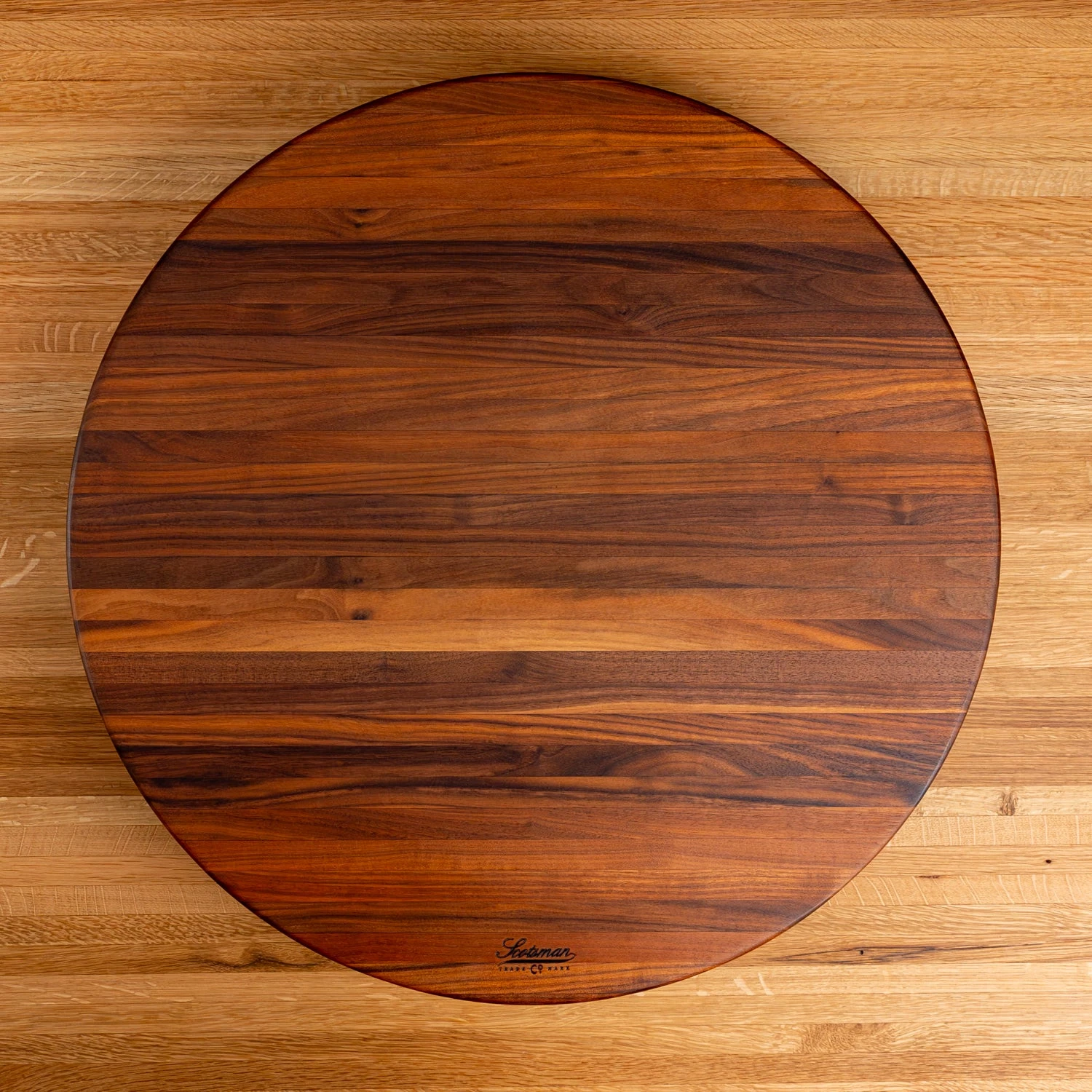 Scotsman Co. Solid Walnut Lazy Susan - Handcrafted in the USA 12 Scotsman Co. Solid Walnut Lazy Susan - Handcrafted in the USA - Image 10