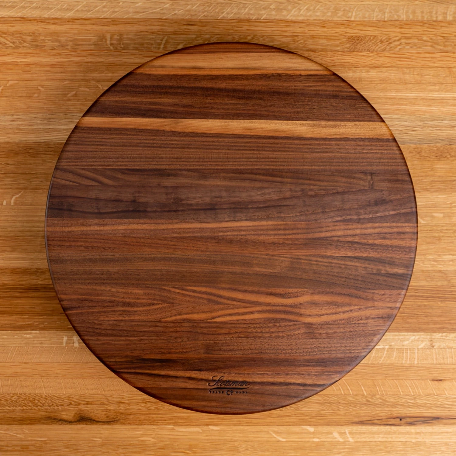 Scotsman Co. Solid Walnut Lazy Susan - Handcrafted in the USA 11 Scotsman Co. Solid Walnut Lazy Susan - Handcrafted in the USA - Image 9