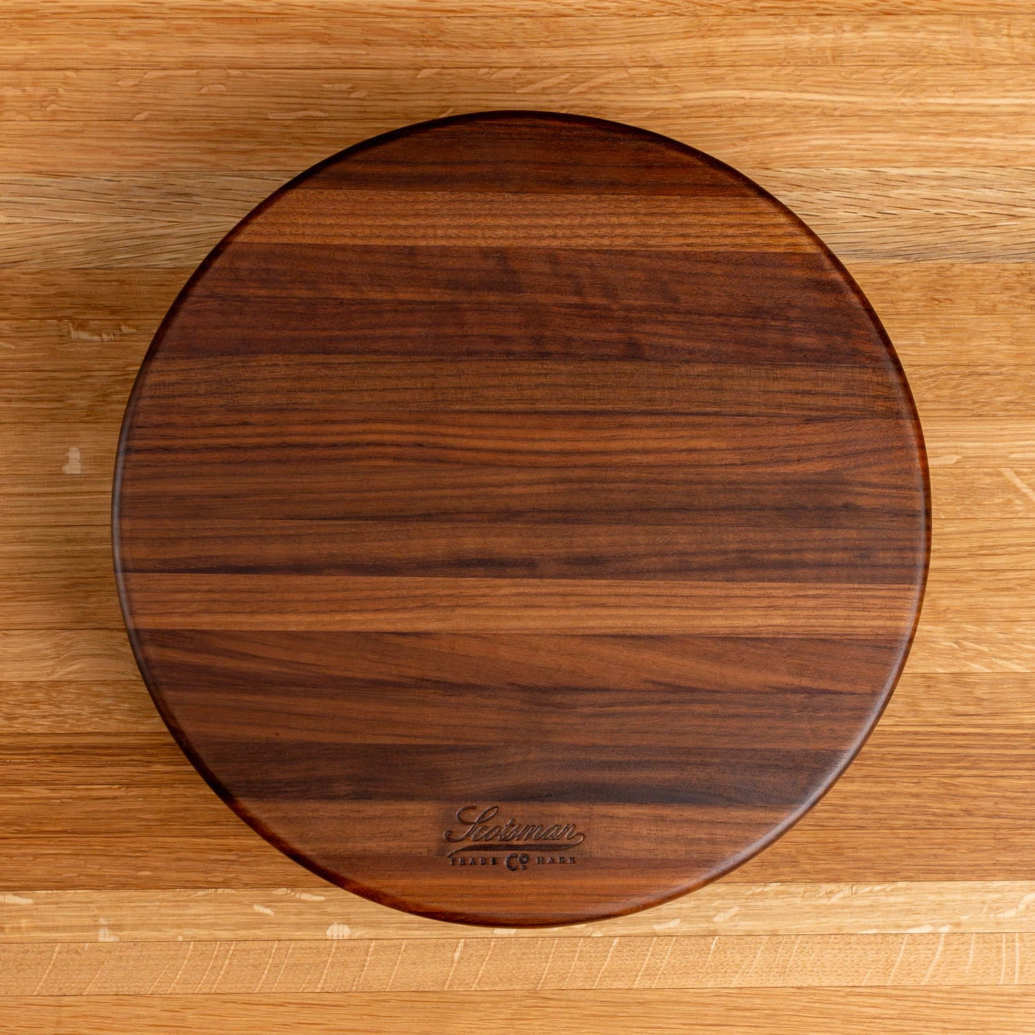 Scotsman Co. Solid Walnut Lazy Susan - Handcrafted in the USA 10 Scotsman Co. Solid Walnut Lazy Susan - Handcrafted in the USA - Image 8