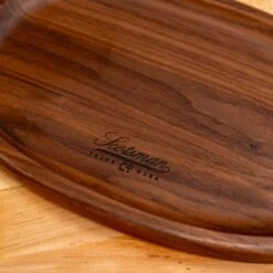 Scotsman Walnut Oval Carving Board 14 Scotsman Walnut Oval Carving Board -Laurel Mercantile Store Walnut Oval Carving Board 00003