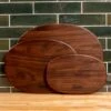 Scotsman American Walnut Oval Serving Board 2 Scotsman American Walnut Oval Serving Board -Laurel Mercantile Store Walnut Oval Serving Board 00023