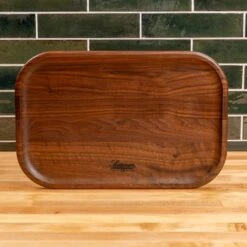 Scotsman Walnut Rectangle Carving Board 18 Scotsman Walnut Rectangle Carving Board -Laurel Mercantile Store Walnut Rectangle Carving Board 00014