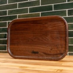 Scotsman Walnut Rectangle Carving Board 22 Scotsman Walnut Rectangle Carving Board -Laurel Mercantile Store Walnut Rectangle Carving Board 00021
