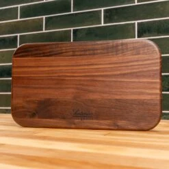 Scotsman Walnut Rectangle Serving Board - American Hardwood 16 Scotsman Walnut Rectangle Serving Board - American Hardwood -Laurel Mercantile Store Walnut Rectangle Serving Board 00008