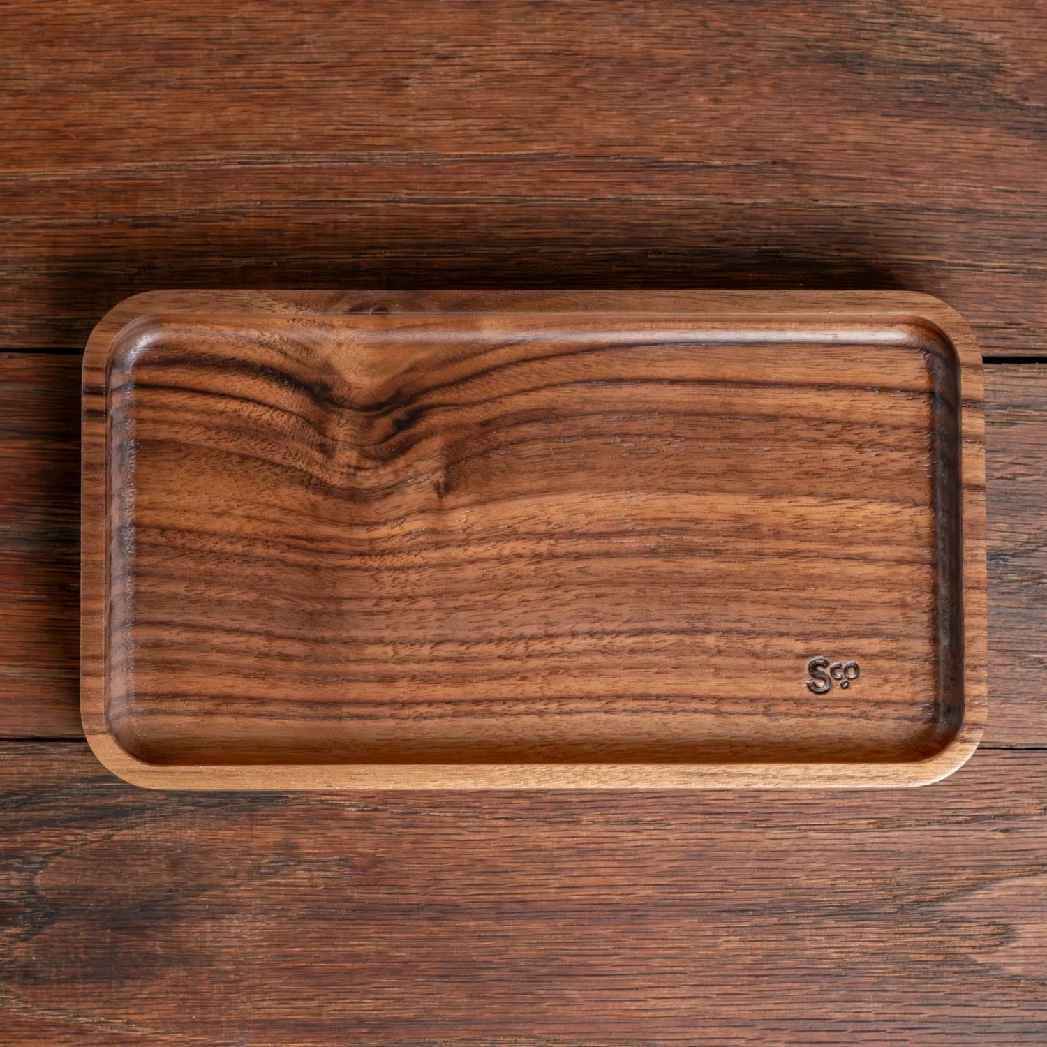 Walnut Wooden Valet 8 Walnut Wooden Valet - Image 6