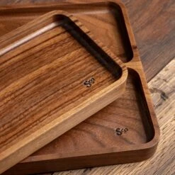 Walnut Wooden Valet 18 Walnut Wooden Valet -Laurel Mercantile Store Walnut Valets 00007