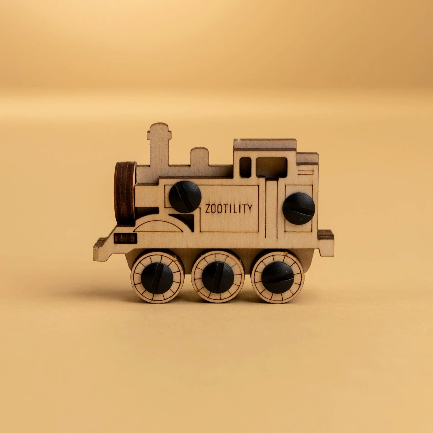 Interactive 3D Wooden Train Puzzle - Customizable STEM Model Kit 4 Interactive 3D Wooden Train Puzzle - Customizable STEM Model Kit - Image 2