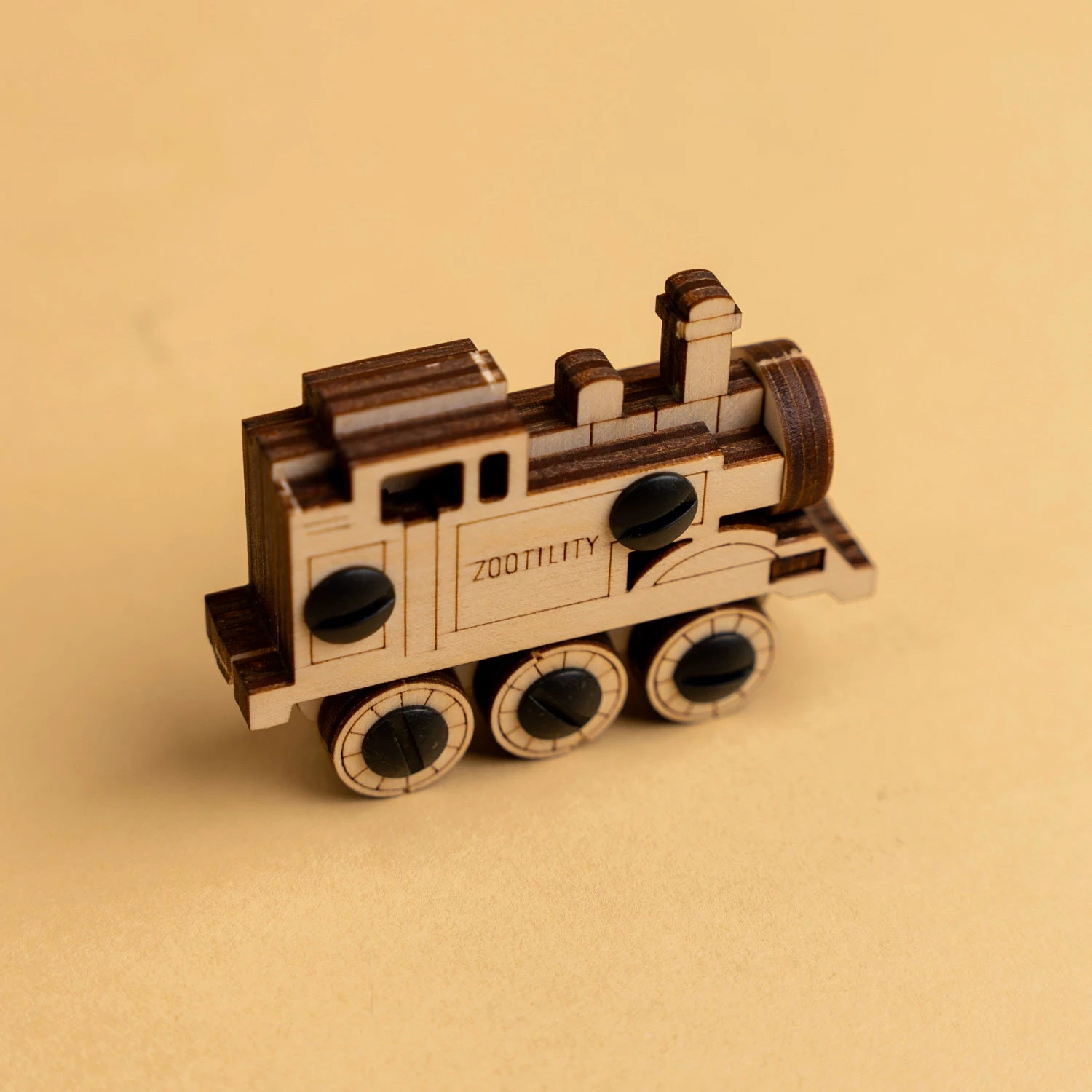 Interactive 3D Wooden Train Puzzle - Customizable STEM Model Kit 6 Interactive 3D Wooden Train Puzzle - Customizable STEM Model Kit - Image 4