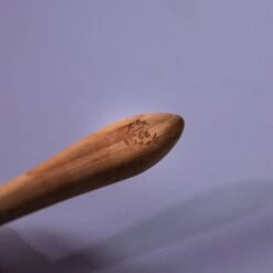 Handcrafted Solid Maple Wooden Kitchen Spoon - Made in USA -Laurel Mercantile Store WoodenSmallSpoonDetail