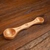 Handcrafted Solid Maple Wooden Measuring Spoon - 7.25 Inch 1 Handcrafted Solid Maple Wooden Measuring Spoon - 7.25 Inch -Laurel Mercantile Store WoodenUtensils 1