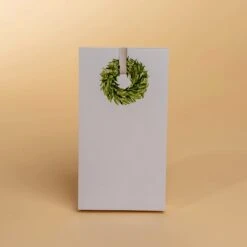 Holiday Wreath Decorative Notepad - 150 Pages of Premium Stationery