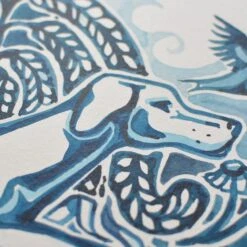 Adam Trest Blue Willow | Bird Dog Print -Laurel Mercantile Store bd 03