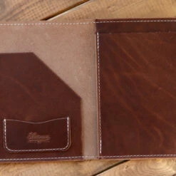 Scotsman Leather Notepad Portfolio - Full Grain American Cowhide