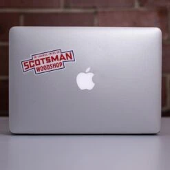 Scotsman Woodshop White Die Cut Decal -Laurel Mercantile Store image 138c57c5 f44c 4fad a68d 4b643edc364d