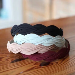 Ebonee's Solid Fabric-Covered Medium Headband