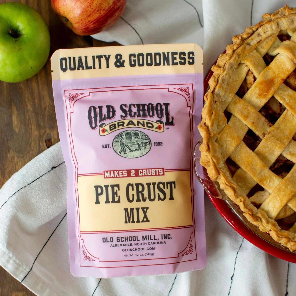 Old School Brand Southern Pie Crust Mix 3 Old School Brand Southern Pie Crust Mix