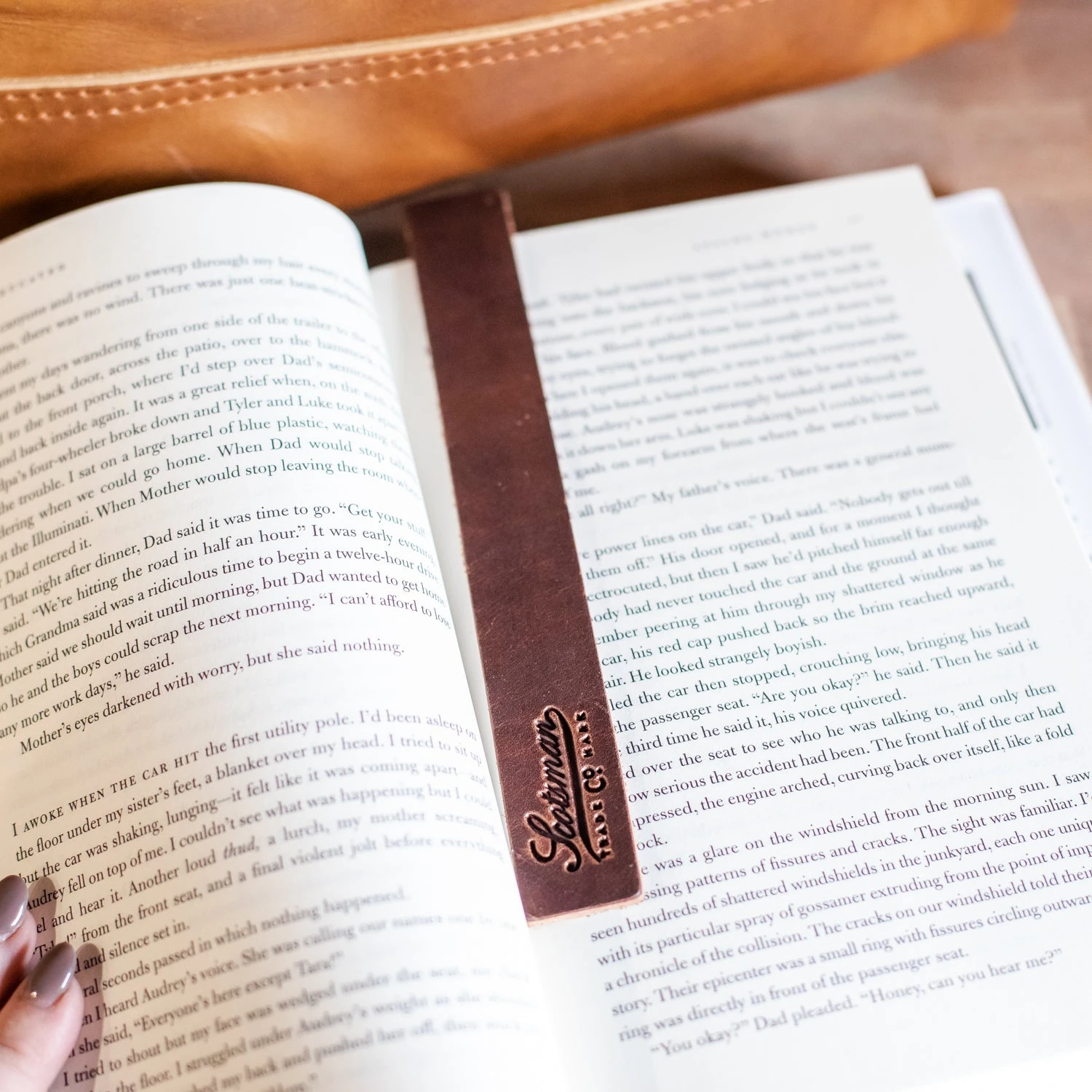 Scotsman Leather Bookmark - Authentic Full Grain American Leather 5 Scotsman Leather Bookmark - Authentic Full Grain American Leather - Image 3