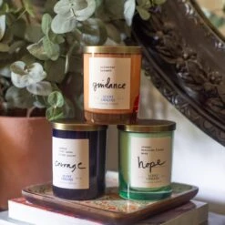 Saltwater & Coconut Scented Candle - Guidance Collection 11 oz -Laurel Mercantile Store web 4 2